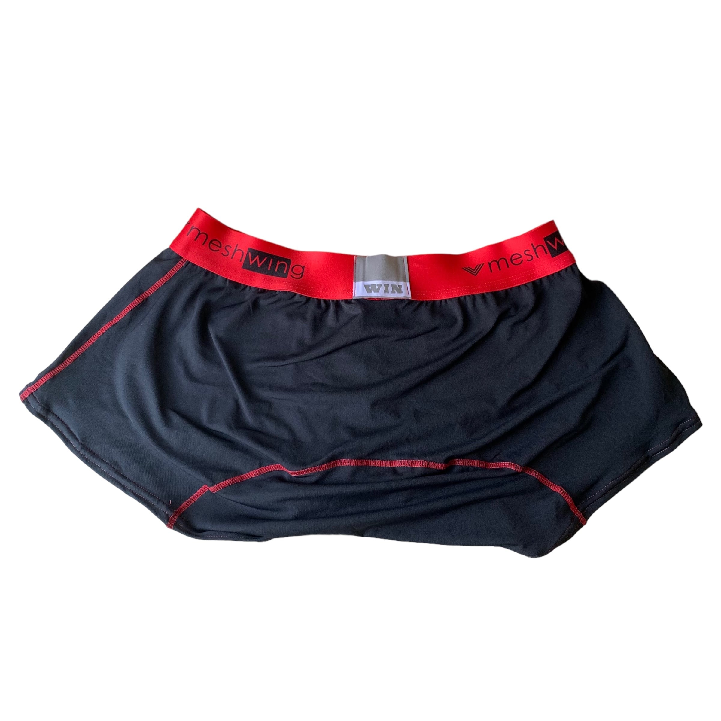 メッシュウィング カッティングフリーblack X red | 機能性ボクサー