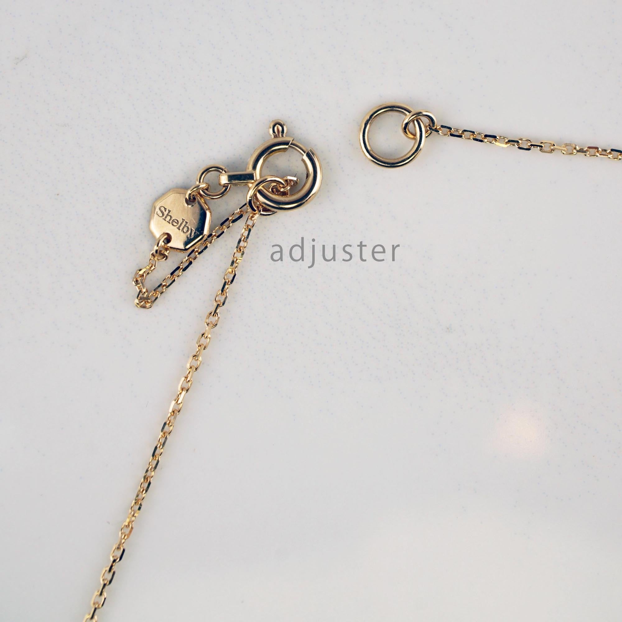 Gravity / Gray Diamond Necklace（N202-YD） | Shelby