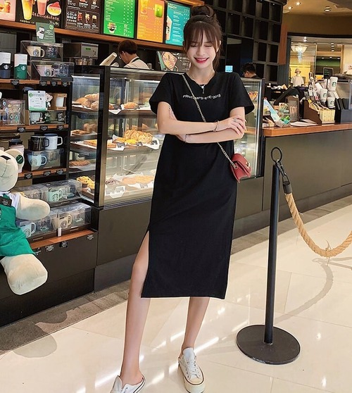 送料無料 ワンピース ロングワンピース 膝下ワンピース ロングワンピース大きいサイズ ロングtシャツワンピース tシャツワンピ ロングワンピース夏 半袖 リゾー