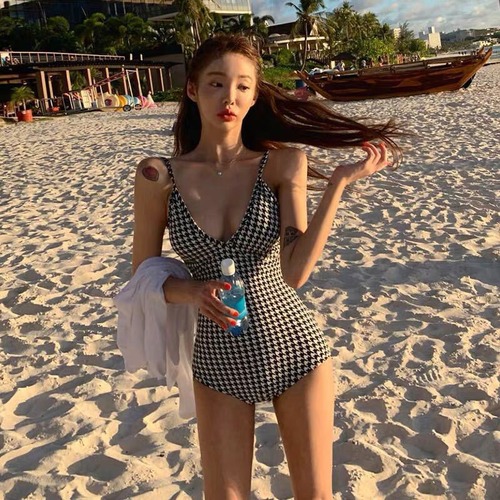 送料無料 ワンピース 水着 韓国水着 体型カバー水着 ワンピース 30代 40代 体型カバー オールインワン レディース 大きいサイズ ワンピース ぽっちゃり 1