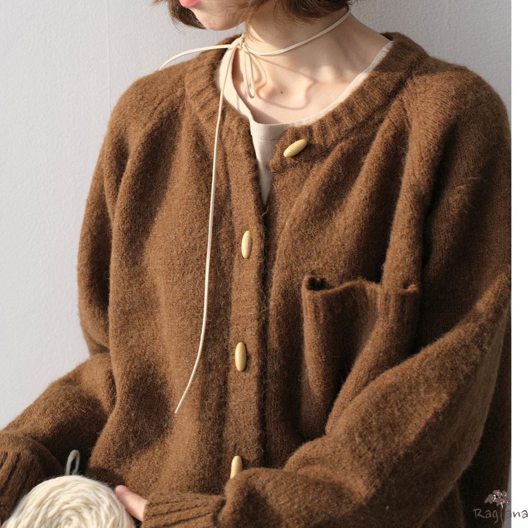 ym915出品 myclozette ウールポッケカーディガン Cen. ym915様専用出品 myclozette ウールポッケカーディガン Cen.の通販 by