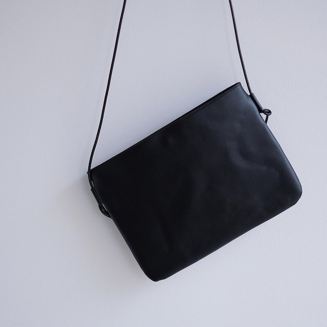 fons / Leather Sacoche ［BLACK］