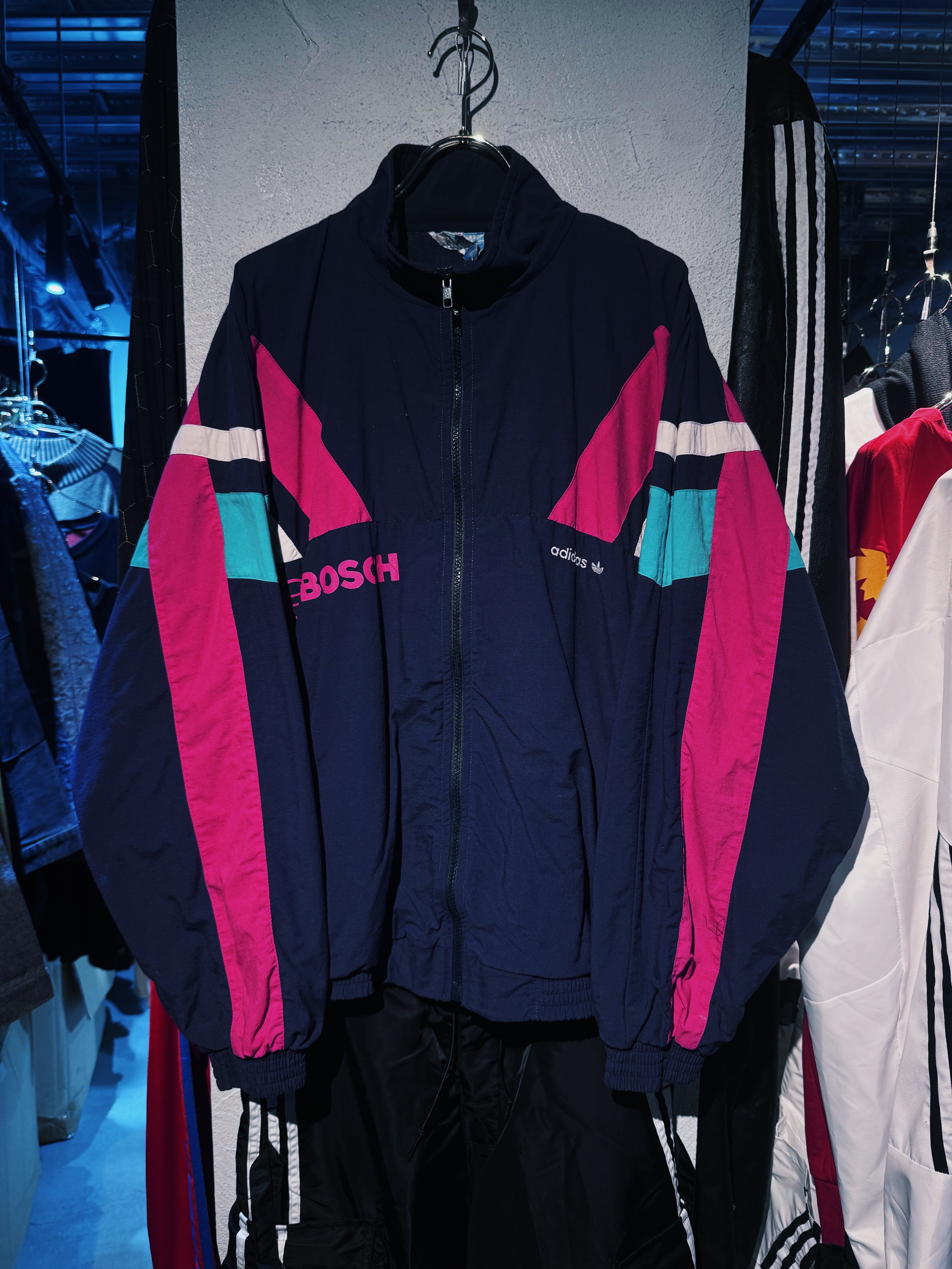 【D4C】80's vintage "adidas Originals" switching design track jacket