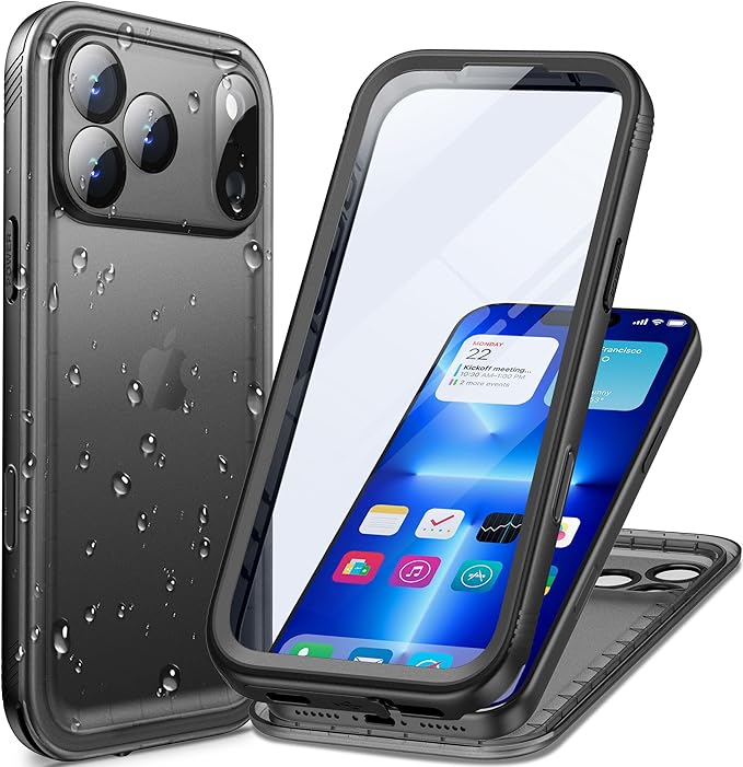 Cozycase トップクラス iPhone 17 promax用 防水ケース 米軍IP68完全