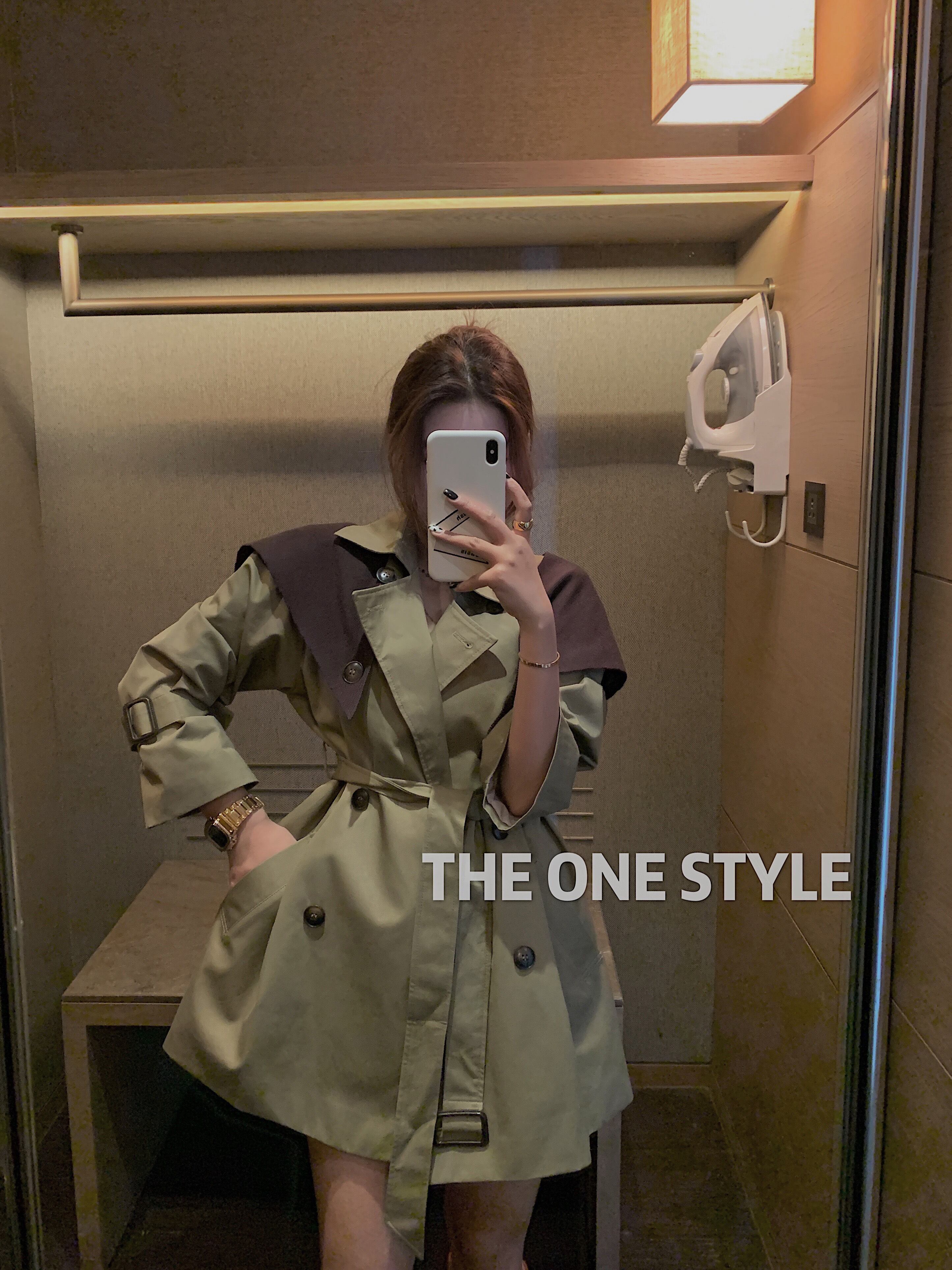 センススモールウインドブレーカージャケットレディース2020年秋冬新作ルーズミドル丈ファッション気質コート ブラックストロベリース64469883299