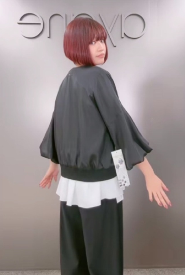 SALE！ayane アヤン　ソフトオーガンジーブルゾン　825512