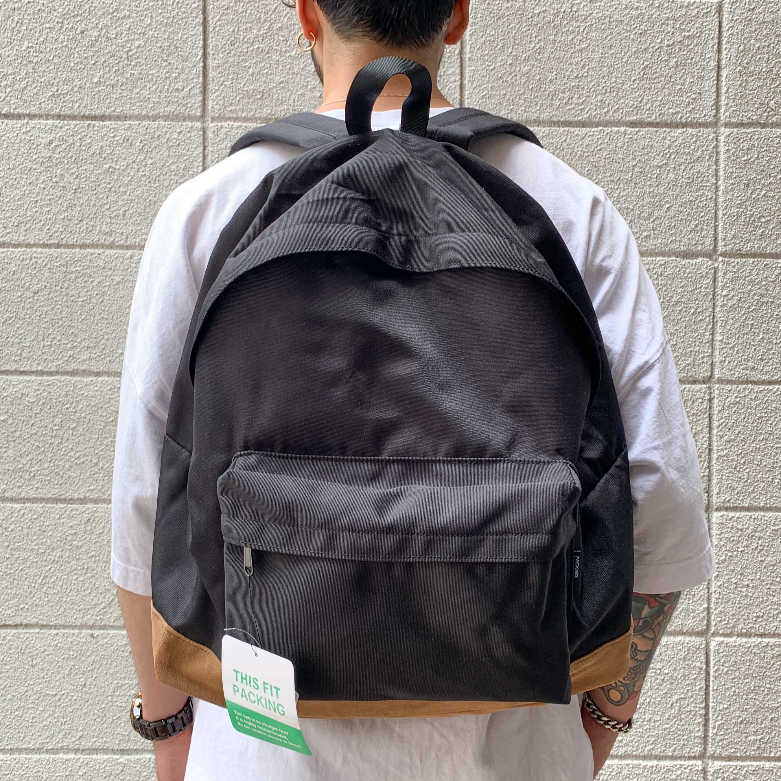 【DIESEL】BLACK backpack バックパック