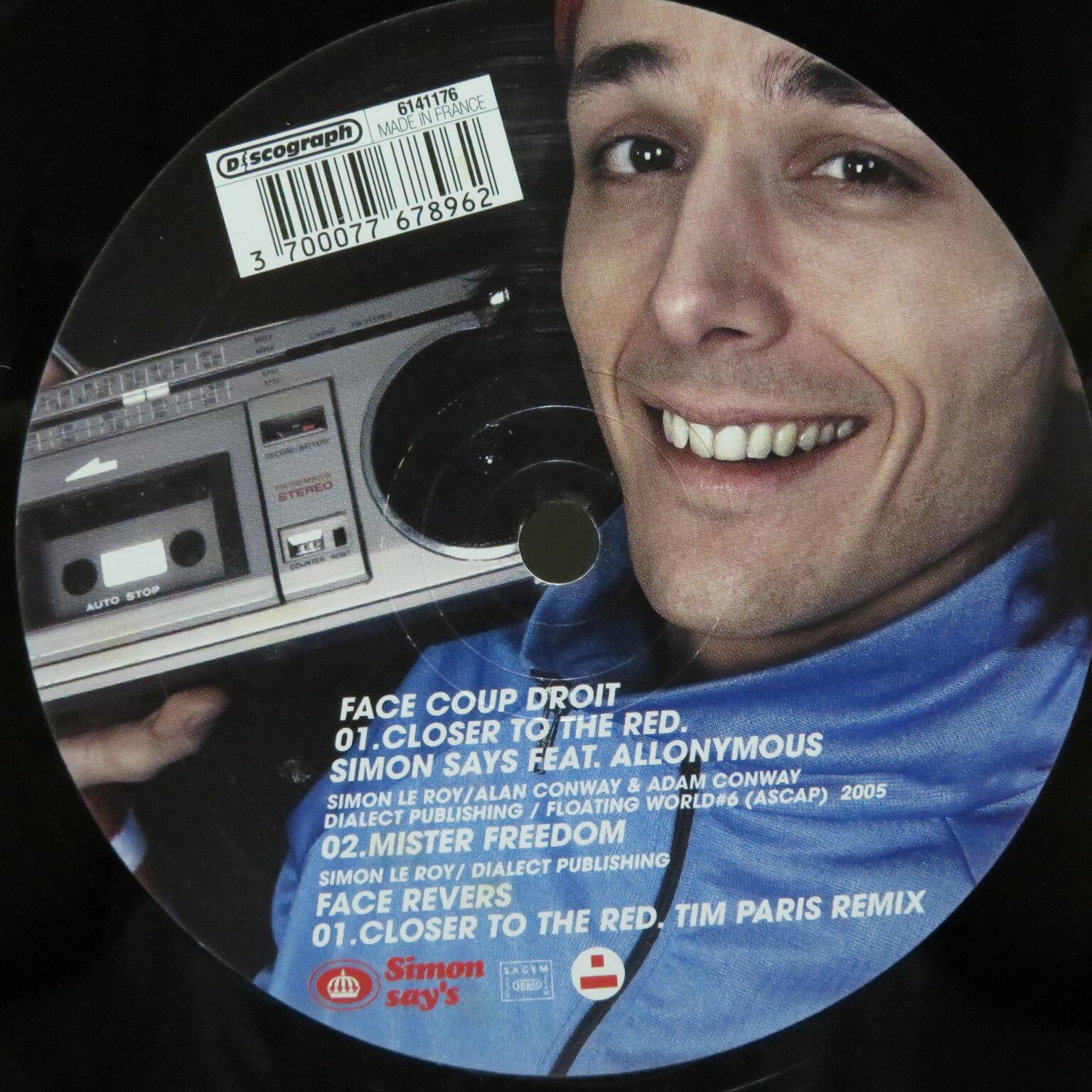 Simon Says / Closer To The Red [AB 005] - 画像3