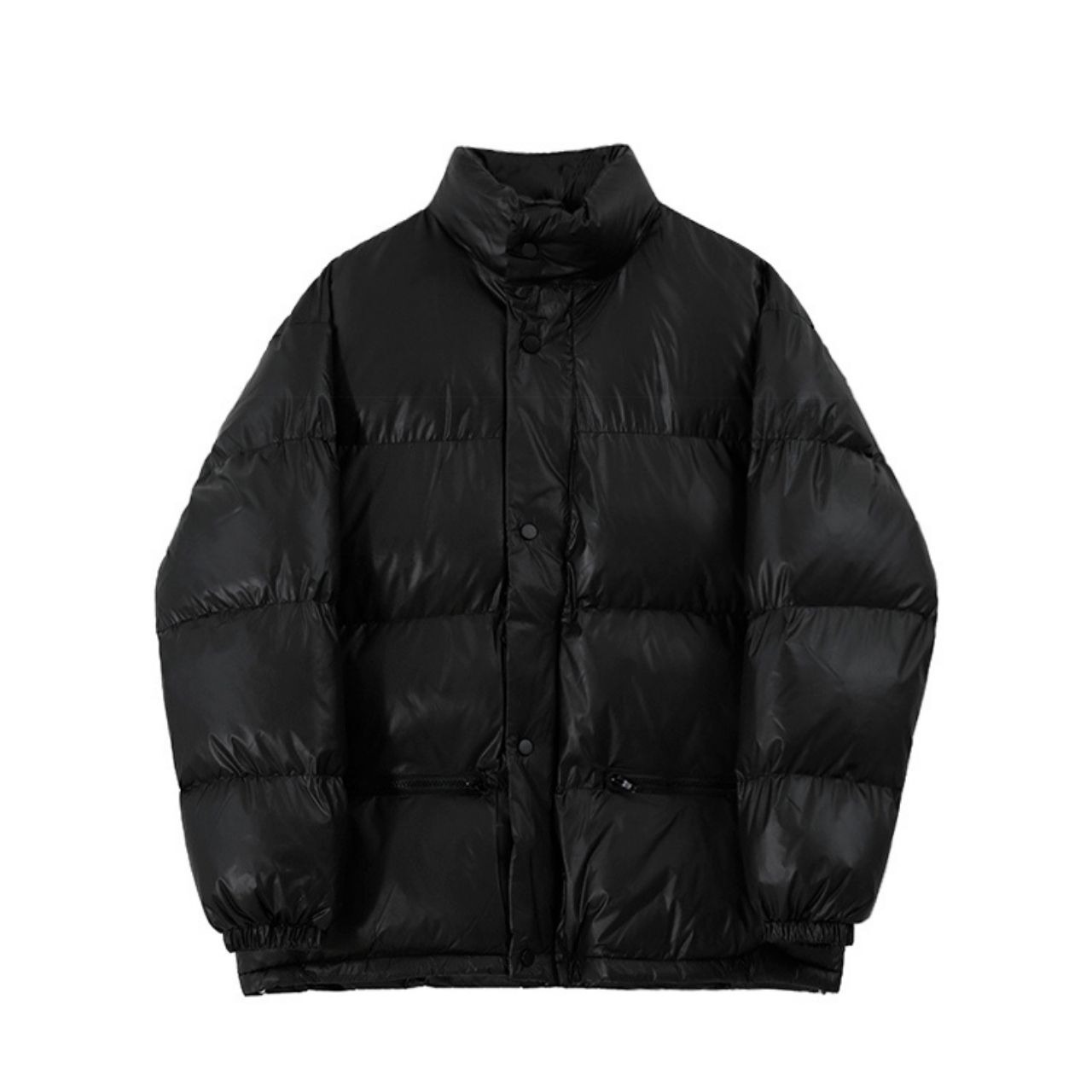 レトロスタンドカラーコットンブルゾン　1011