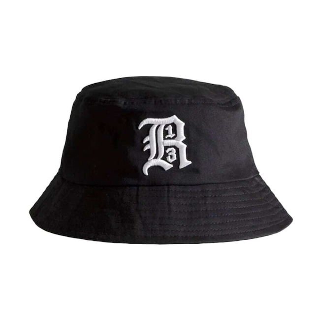 【R13】R13 BUCKET HAT(BLACK)