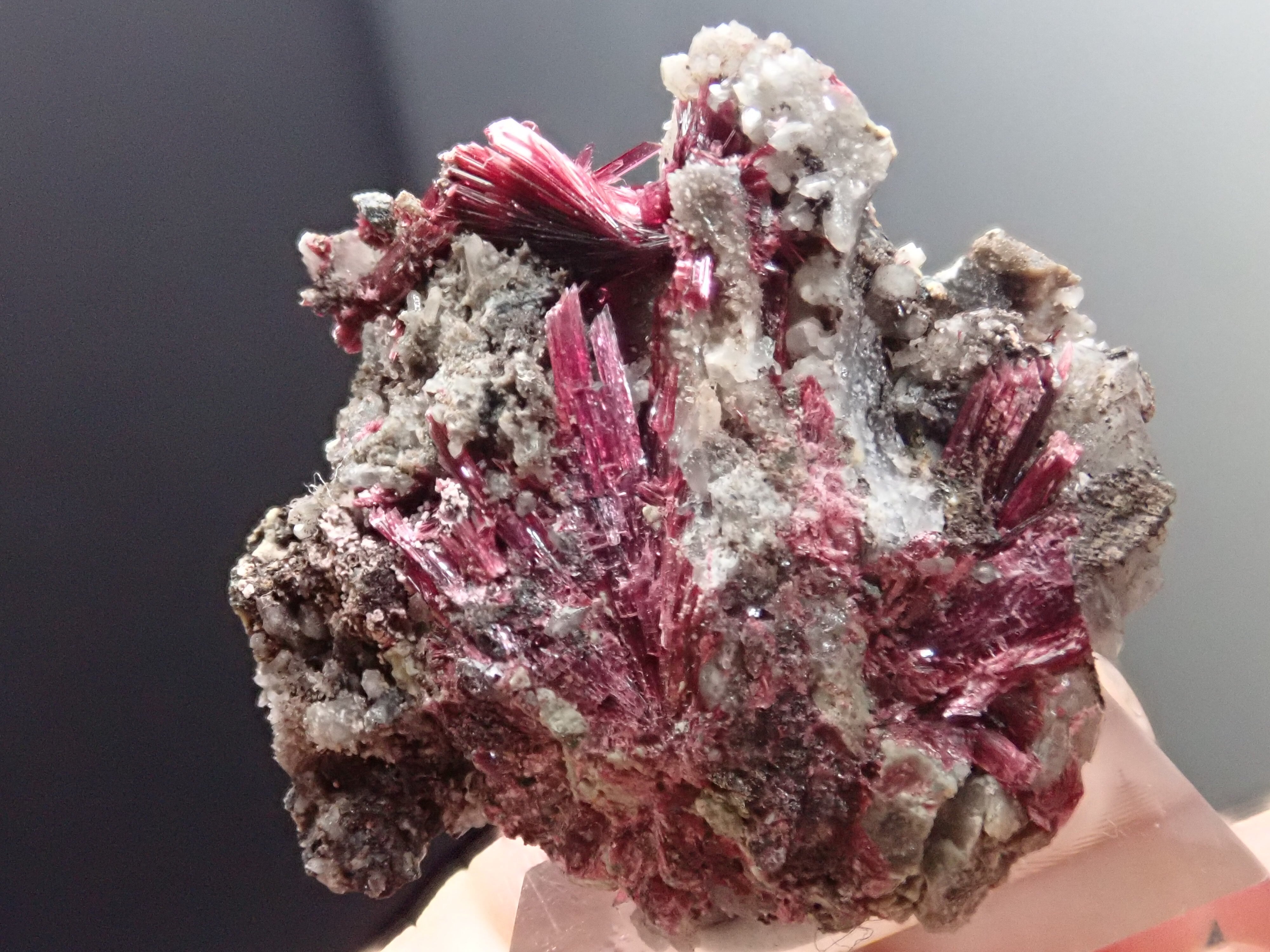 光沢美】エリスライト コバルト華 原石 標本 | 石処たっちゃん