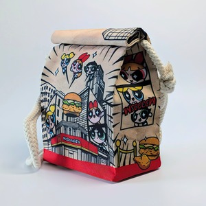 【 McDonald's × The Powerpuff Girls 】ロープショルダーバッグ / マクドナルド / パワーパフガールズ〚アメリカン雑貨 アメトイ〛