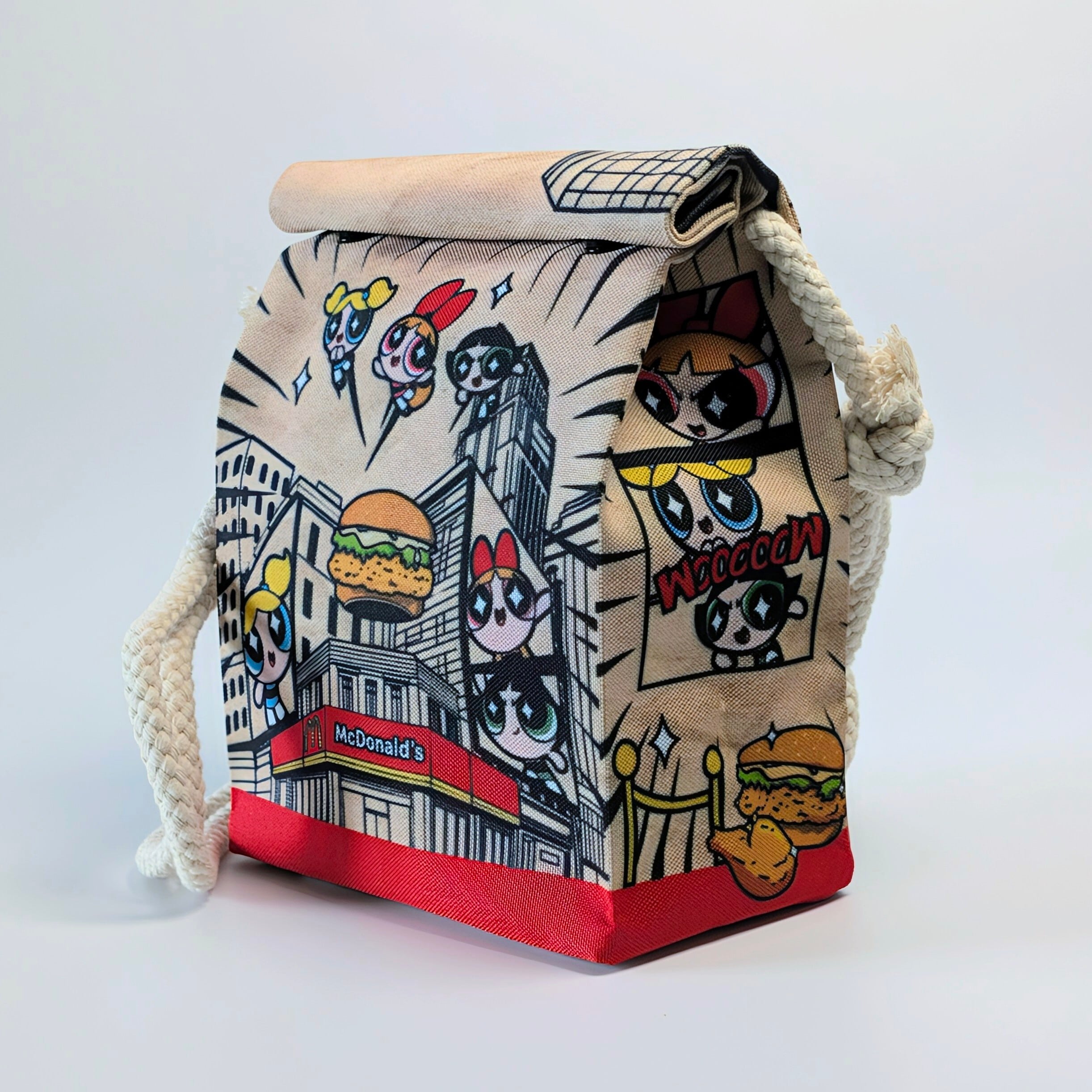 【 McDonald's × The Powerpuff Girls 】ロープショルダーバッグ / マクドナルド / パワーパフガールズ〚アメリカン雑貨 アメトイ〛