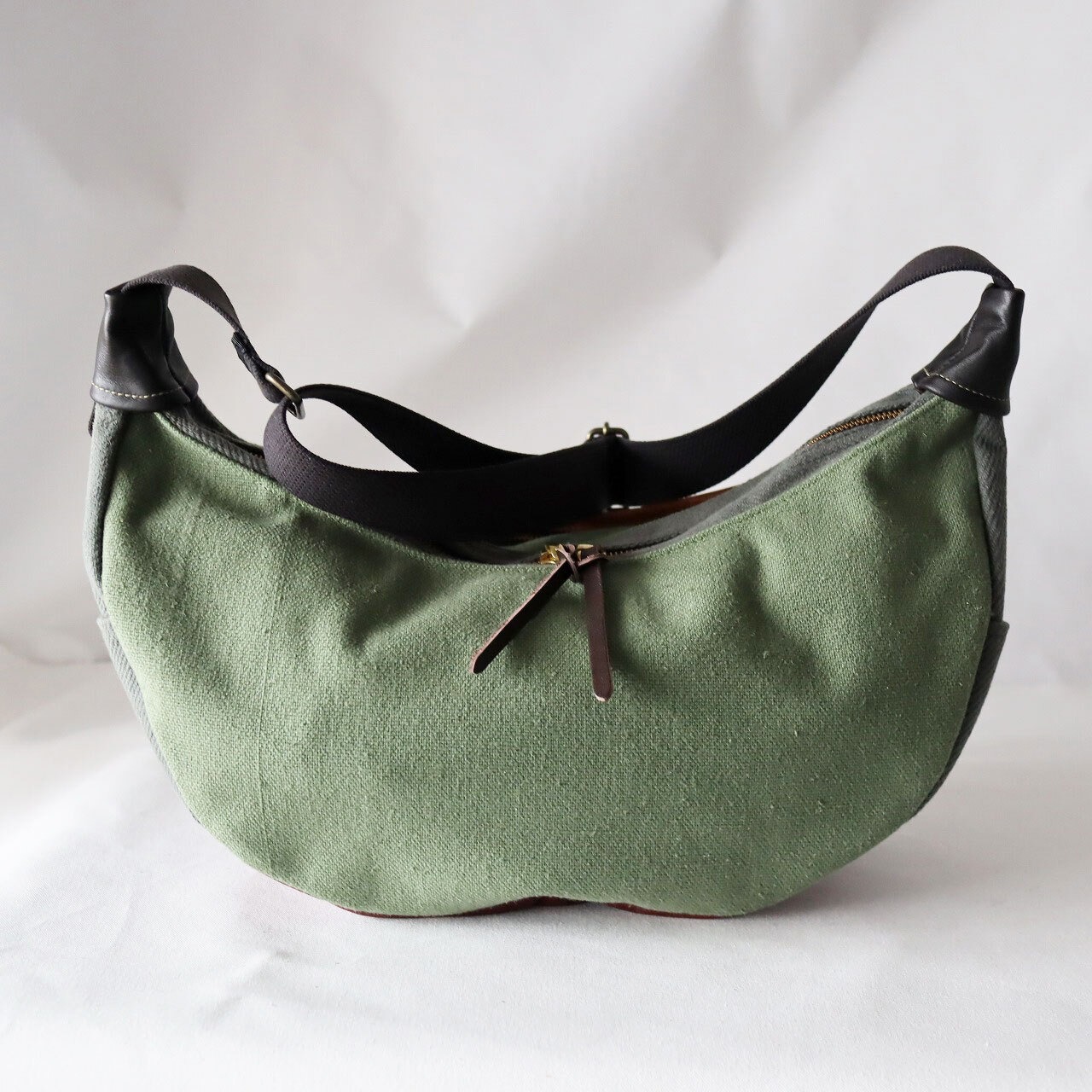 ムーンバッグ ヘンプコットン モデル / Moon bag Hemp-Cotton model / ナチュラルミックス