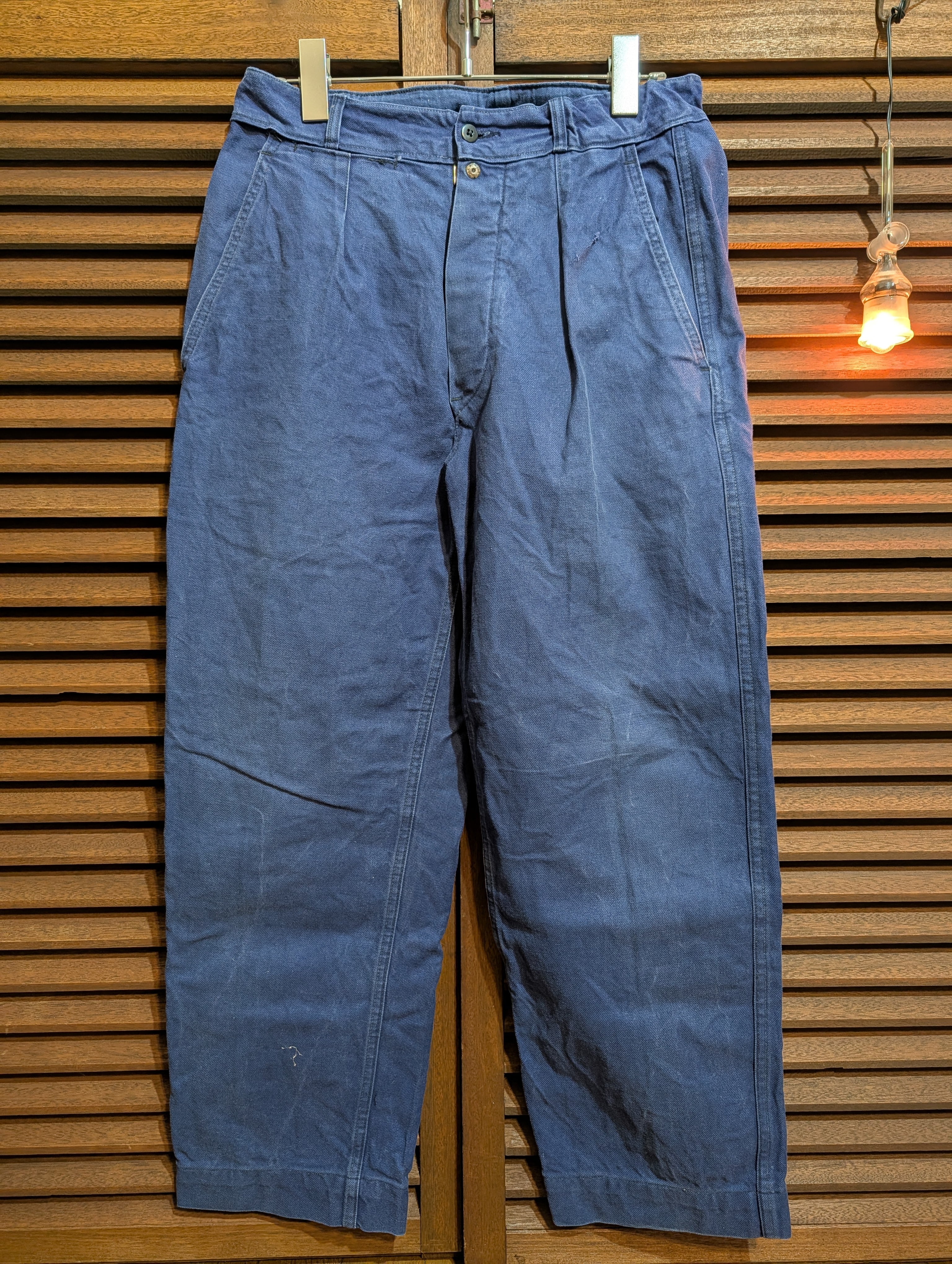 60s France SuperVigor Cotton Twill Work Pants
