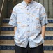 USA VINTAGE columbia HALF SLEEVE FISH PATTERNED SHIRT/アメリカ古着コロンビア半袖魚柄シャツ