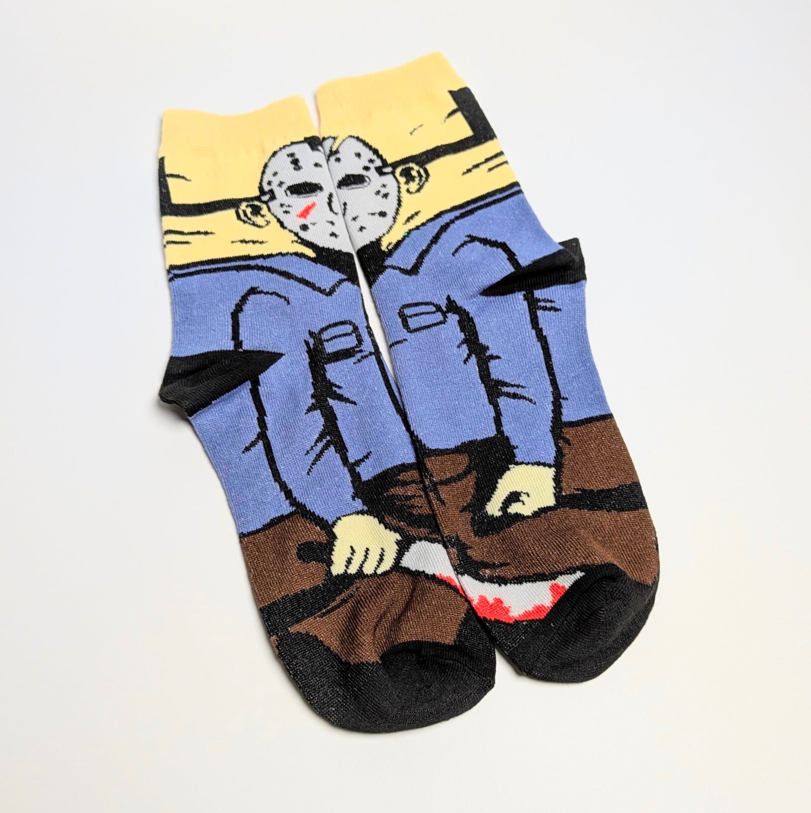 【 crew socks / クルーソックス 】【D】『 HORROR MOVIE Character Socks 5P SET 』ホラー映画キャラソックス5足セット 〚アメリカン雑貨 アメトイ〛