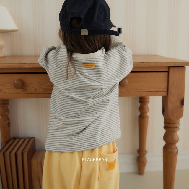 melange L［即納］kids / light tee　/ black bean  26spring