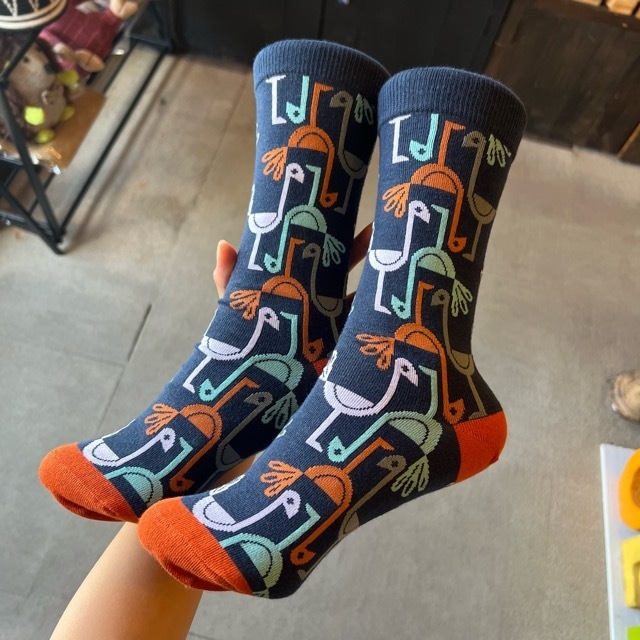 TOPANGA SOCKS Lady's Bird　レディースソックスバード　鳥　Bird　ソックス　靴下　ギフト　プレゼント