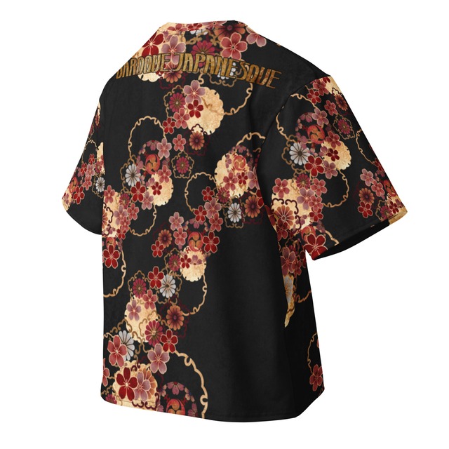 和紋様装飾　雪輪　和柄ユニセックス 180G Performance Tシャツ