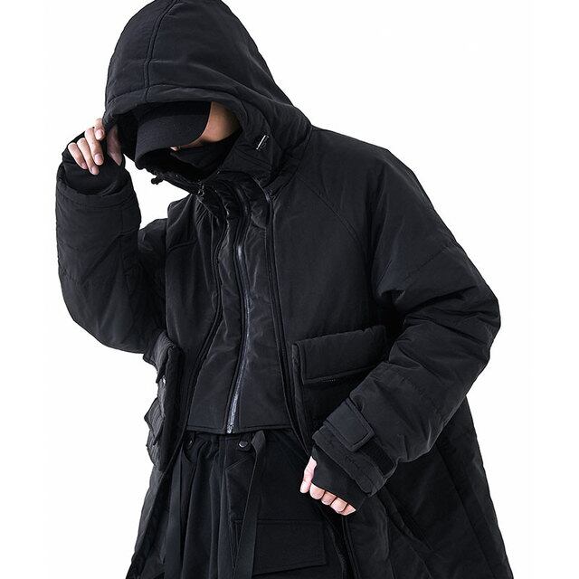 PUPIL TRAVEL 20AW ミドル丈パデットパーカー | テックウェア PUPIL TRAVEL 20AW ミドル丈パデットパーカー | テックウェア