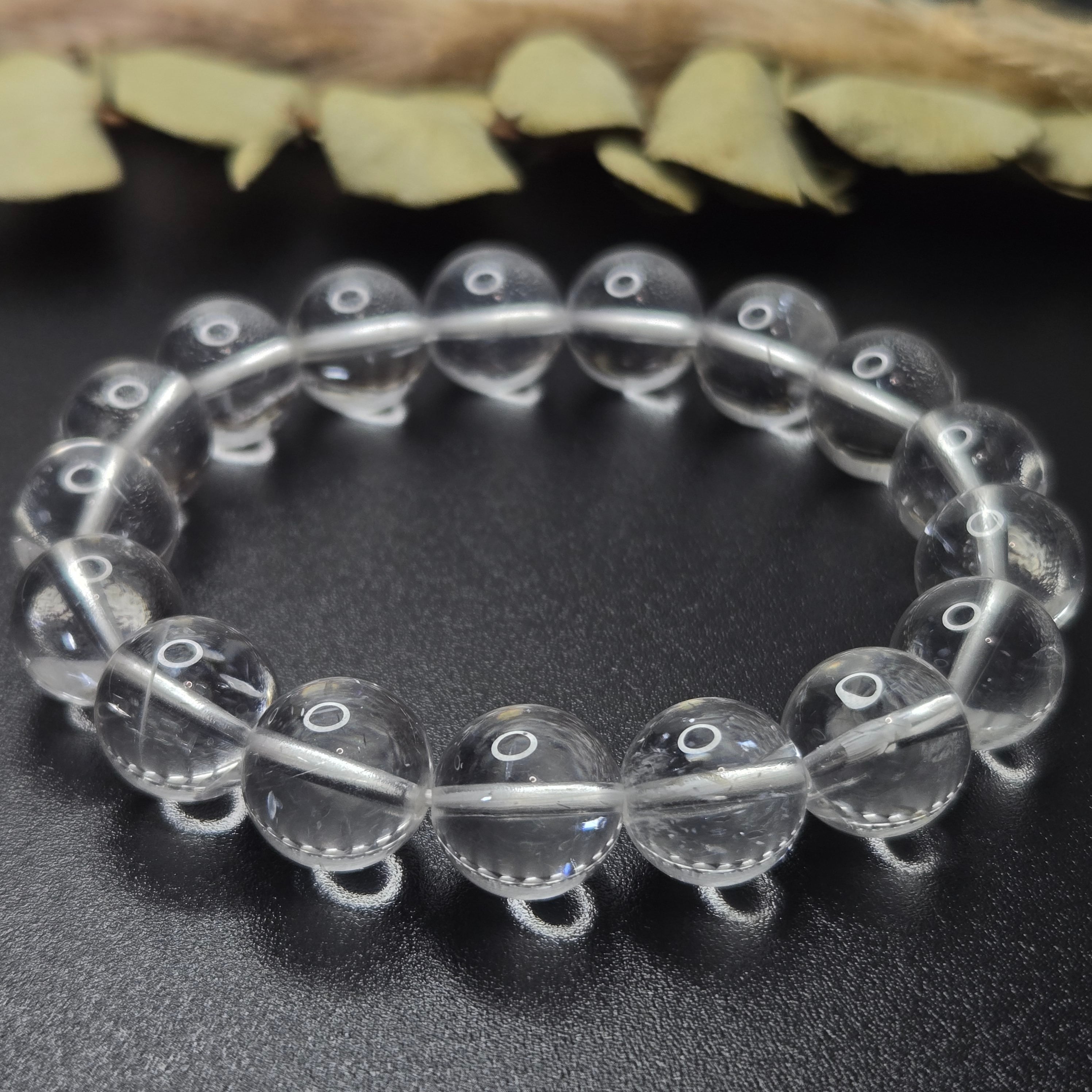 天使の囁き宝石・1点限り】ダイヤモンドダストクォーツ＊約12mm 