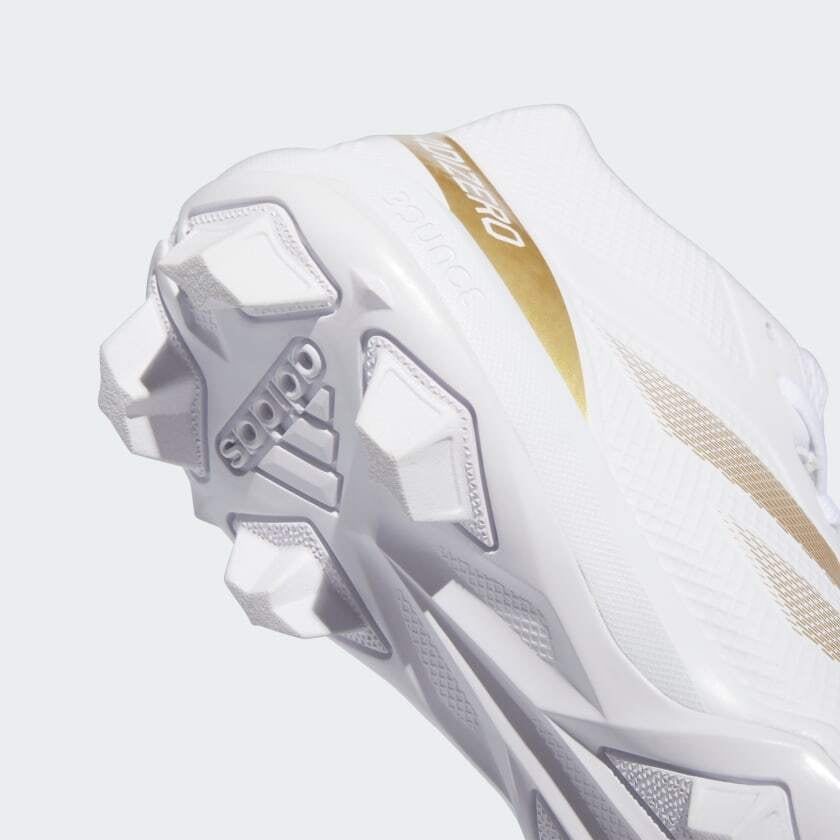 27.5,28.5cm】Adizero Impact.2 Molded ホワイト・ゴールド