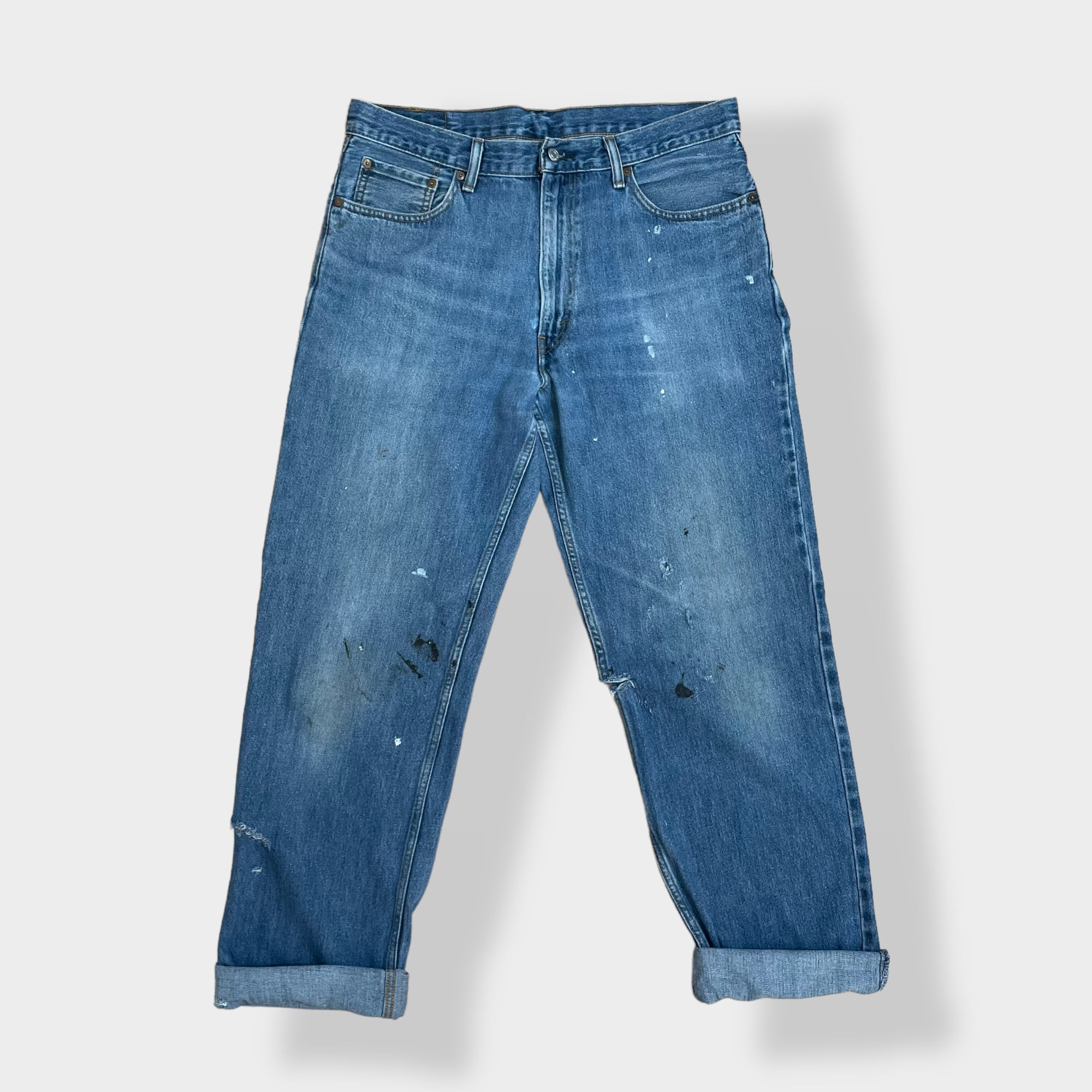 LEVI'S】550 ジーンズ デニム ジーパン ワイドテーパード ジッパー