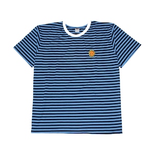 TELEVISISTAR  SUNFLOWER FACE STRIPE TEE HN STRIPE