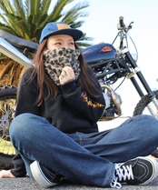 ROBIN NECK WARMER デニムBL&ワイルドイエロー