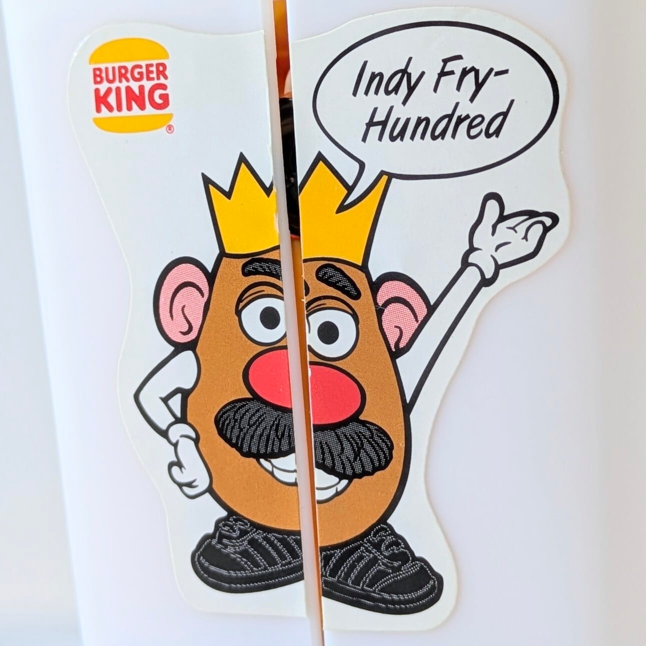 ☆VINTAGE1998☆【 ミスター・ポテトヘッド / トイストーリー 】『 Mr. Potato Head "Indy Fry Hundred" Speedster 』US限定 BURGERKING MealToy / バーガーキング / ミールトイ / キッズミール〚アメリカン雑貨 アメトイ〛