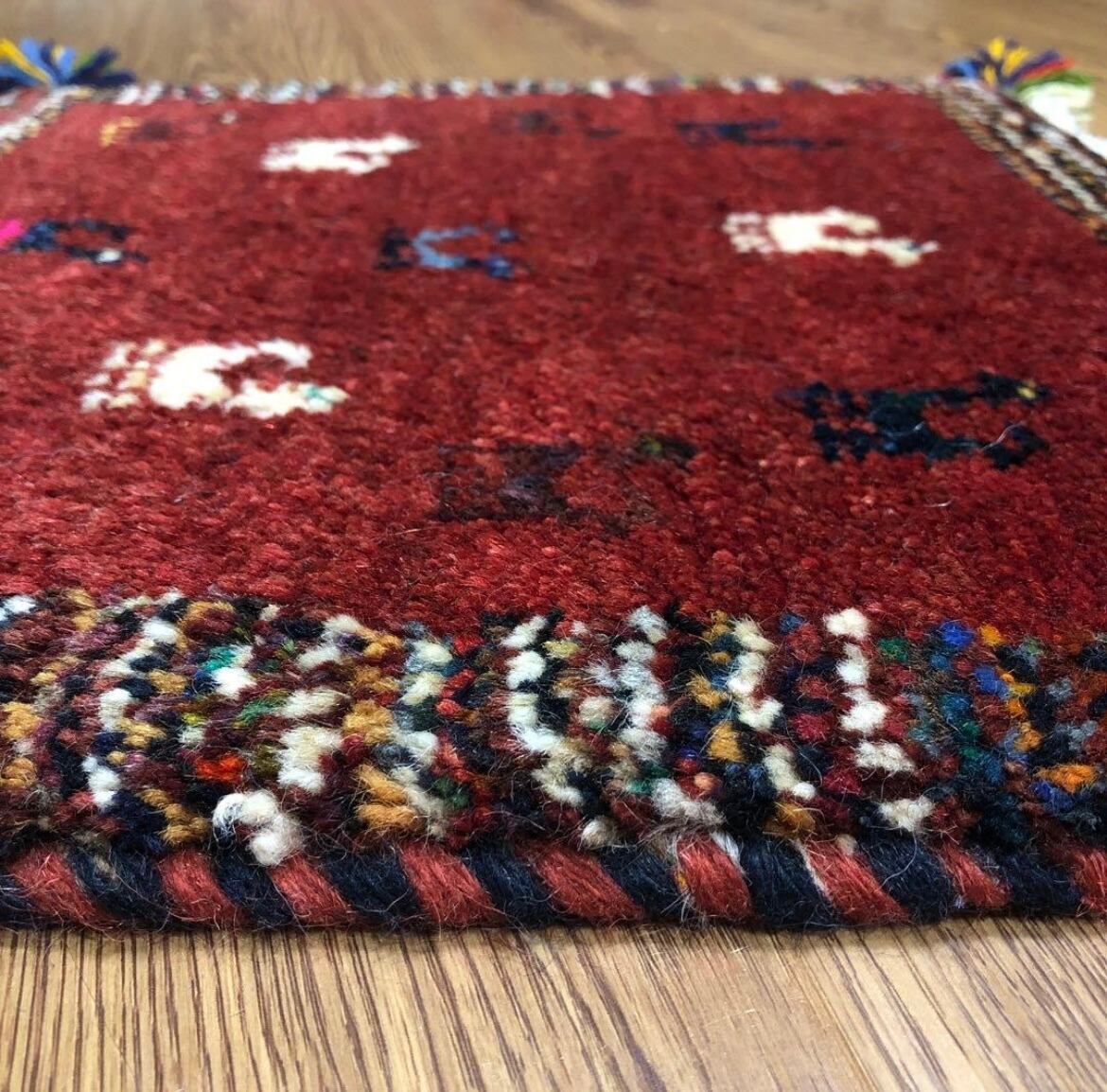 ペルシャギャッベ (ギャベ) チェアマット 椅子の座布団 No.GS-1139