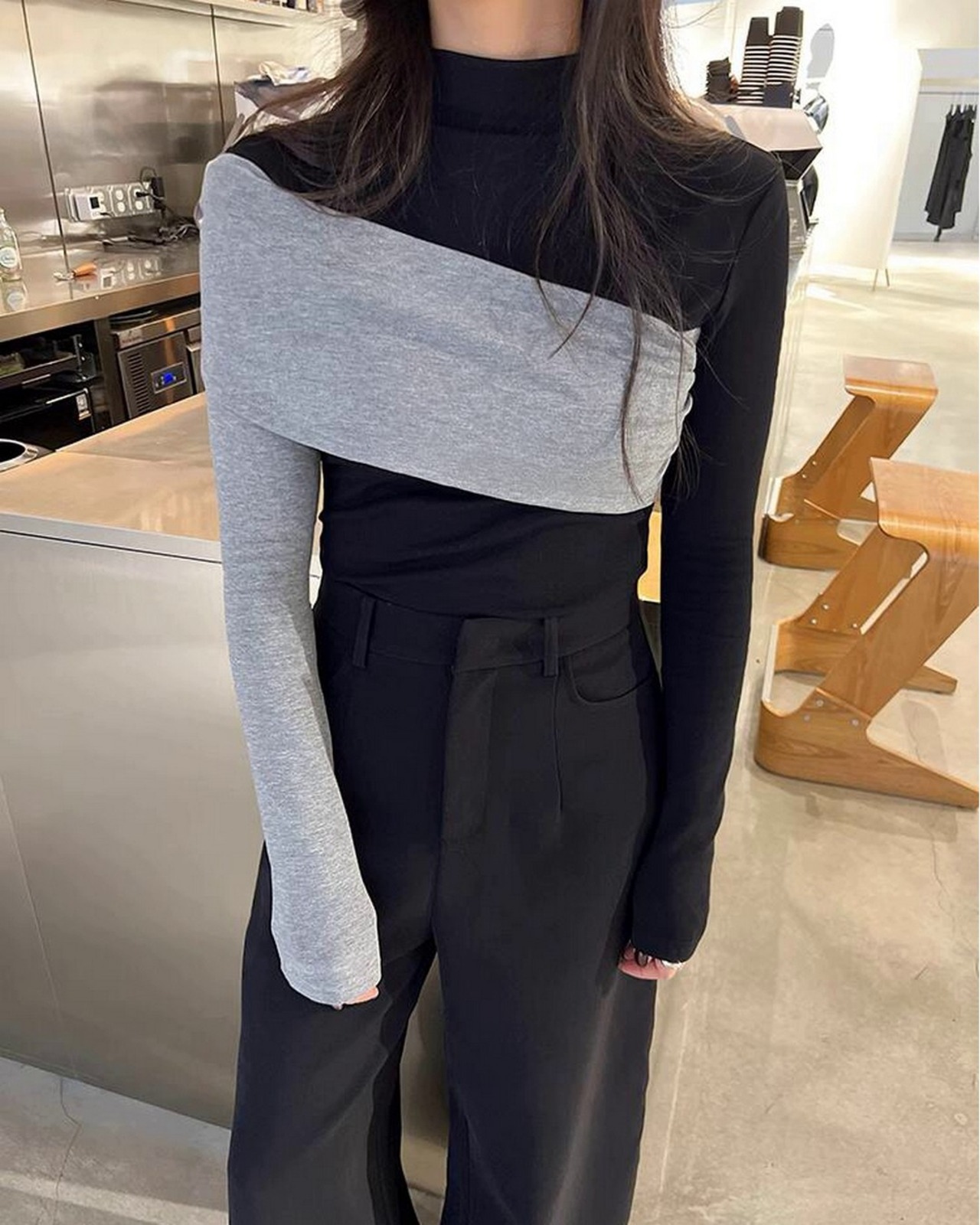 ハーフロングスリーブTシャツ A0259 - 10