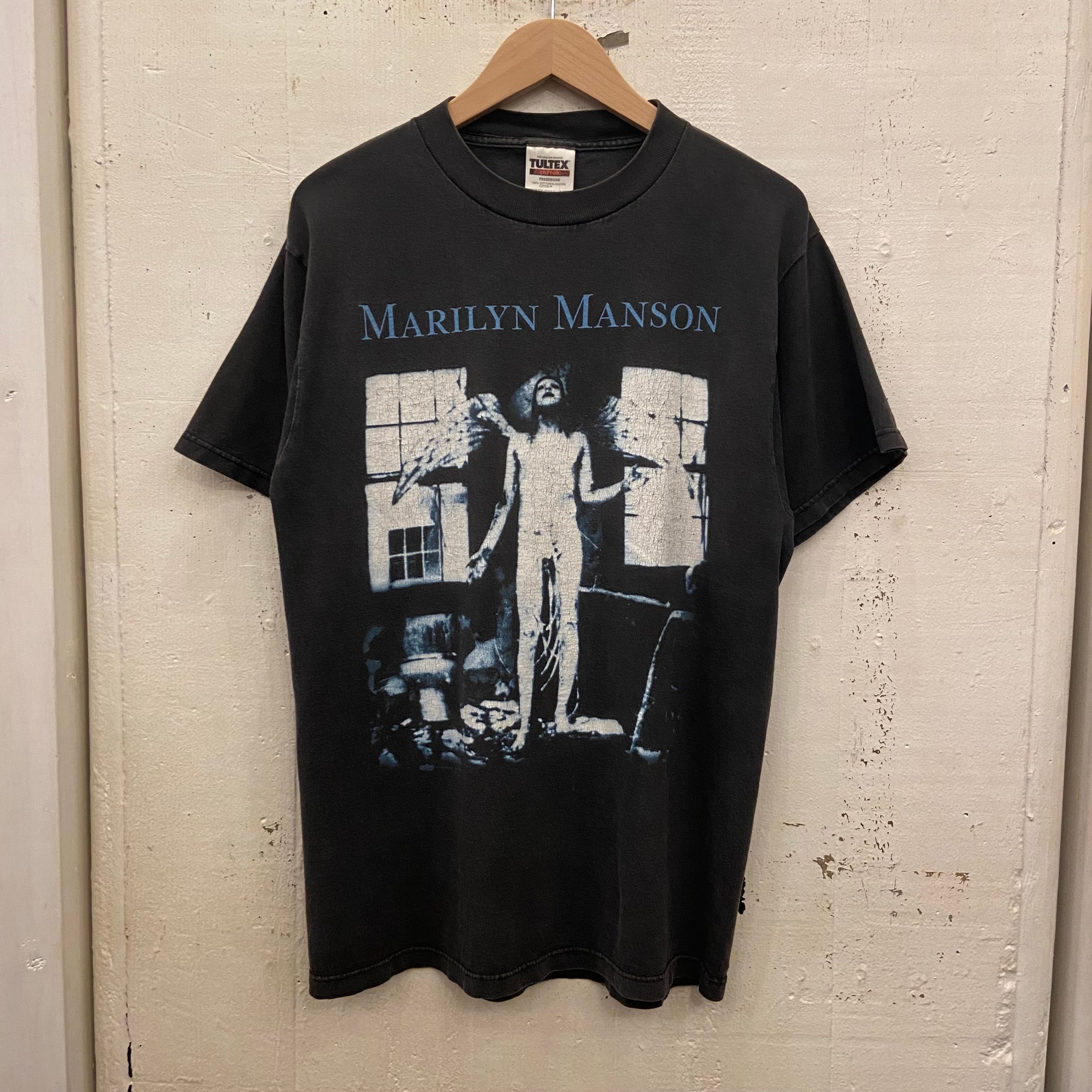 逸品90's◎ Marilyn Manson 両面プリントTシャツ XL