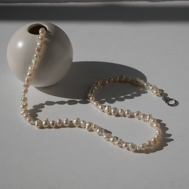 【nity jewelry】medium_pearl ネックレス