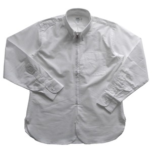 AL ZIP B.D SHIRT - WHITE OXFORD