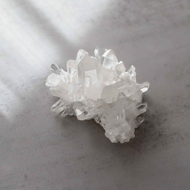 スカルドゥ産ヒマラヤ水晶クラスター 3092 【送料無料】｜Skardu Himalayan Rock Crystal