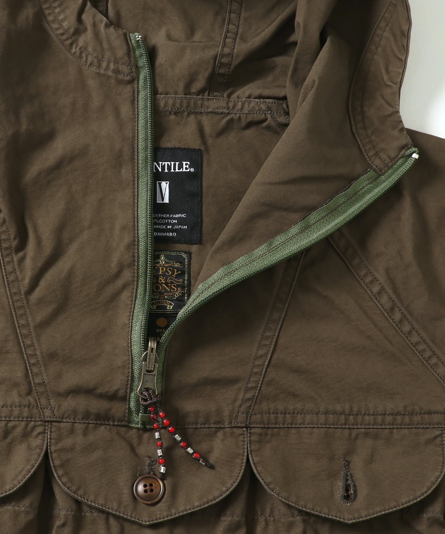 VENTILE COTTON ANORAK JK ベンタイルコットンアノ 