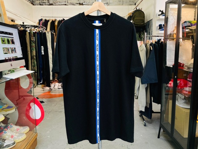 PALACE VERTICAL WEAVE TEE BLACK LARGE 182819