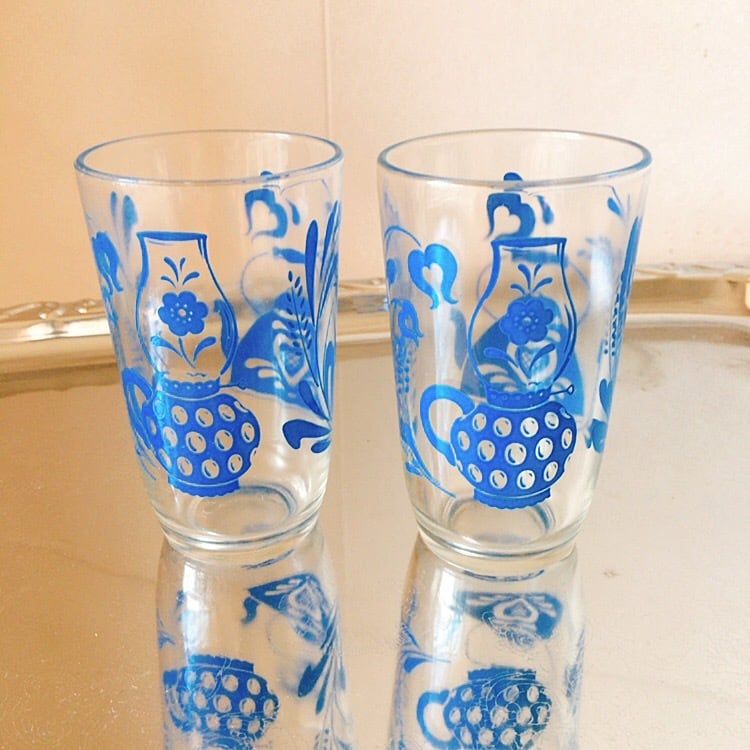 昭和レトロ カントリー調 グラス | レトロ雑貨 チェリッシュ