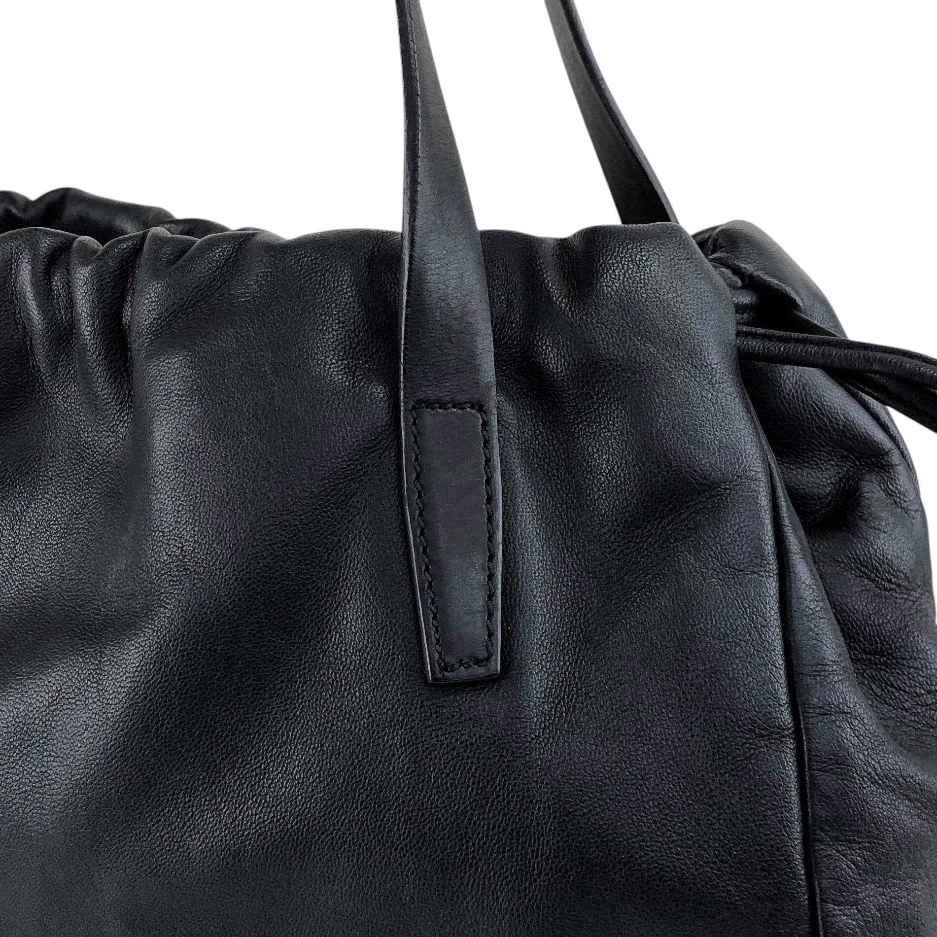 LOEWE ロエベ トートバッグ ブラック アナグラム ナッパレザー vintage