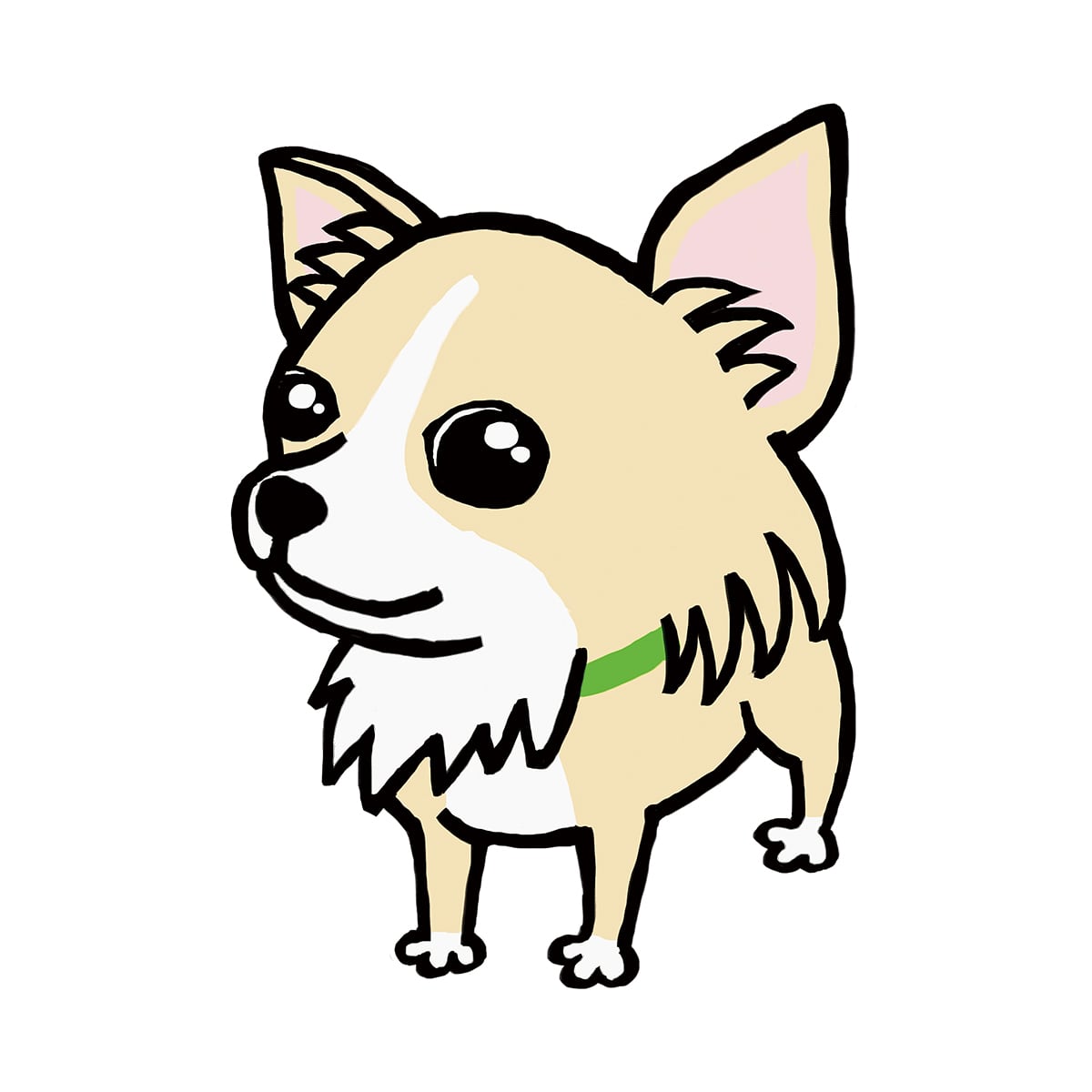 ワンコ チワワ Tシャツ dog301b ティーシャツ ギフト プレゼント 犬 イヌ ワンコ おもしろtシャツ