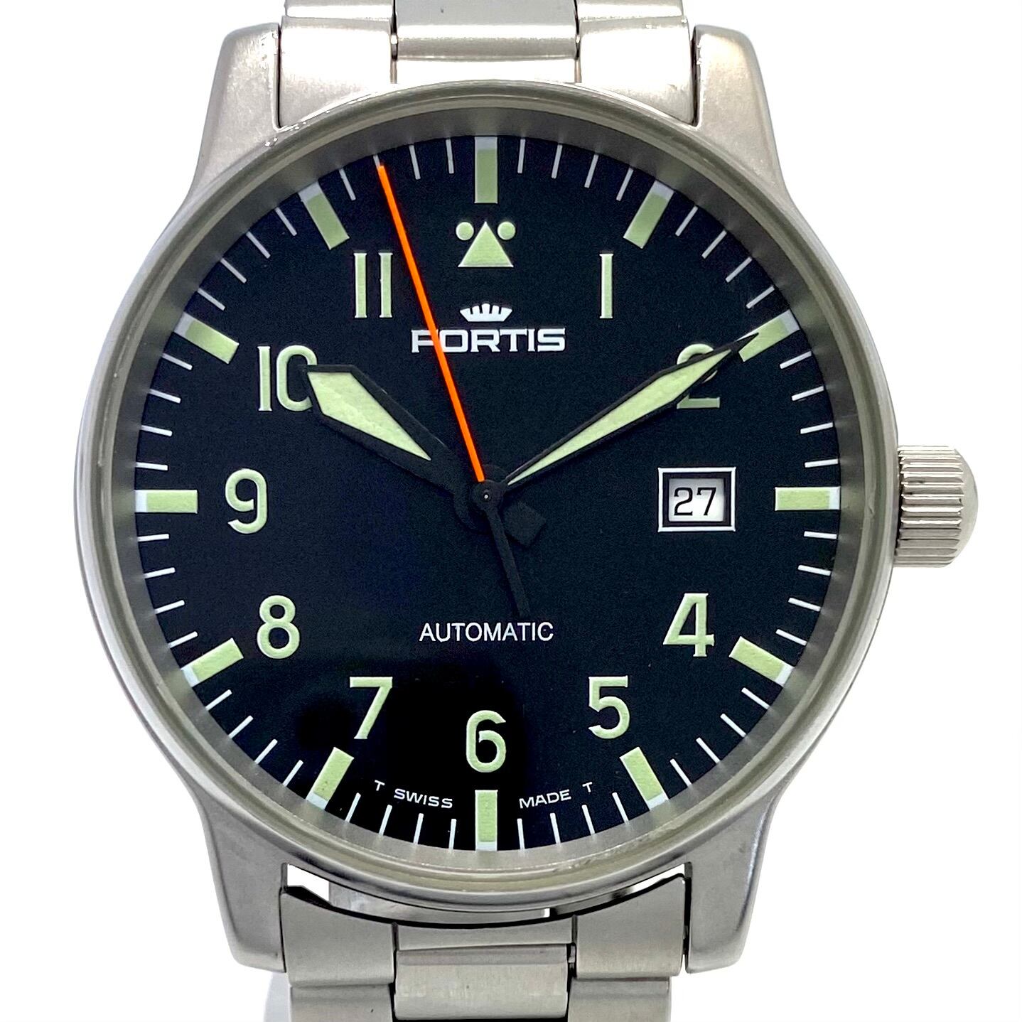 腕時計 メンズ フォルティス FORTIS フリーガー クラシック 595.10.46