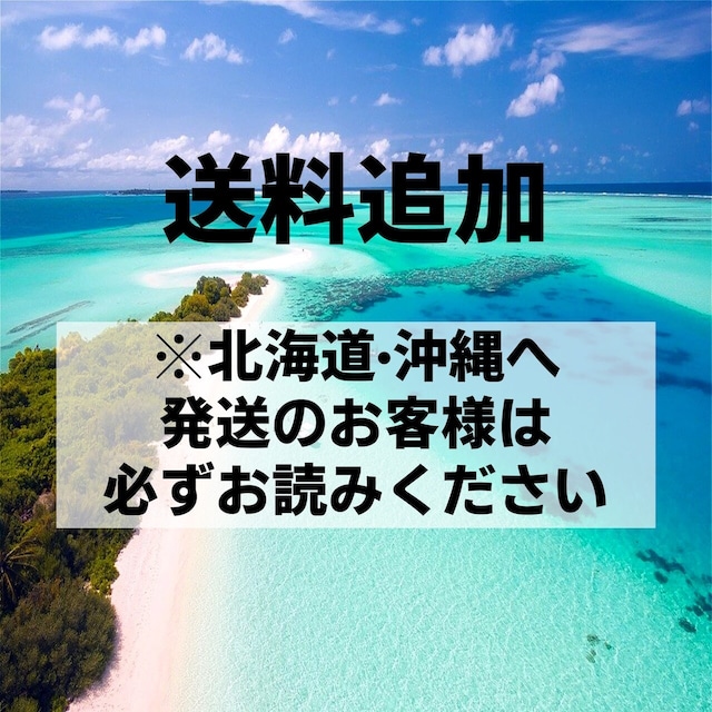 【送料追加】北海道へ発送のお客様へ