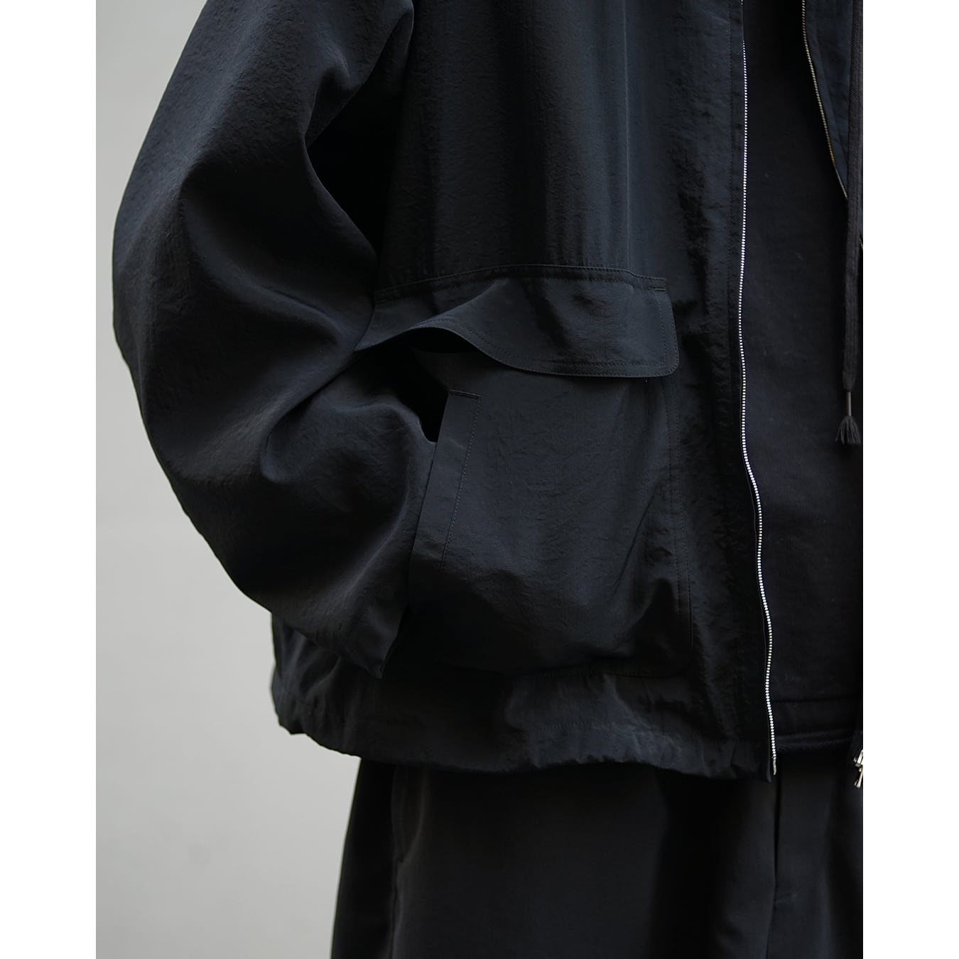 Blanc YM] (ブランワイエム) BL-26S-SSCWJ Salt Shrink Cupro Work JKT
