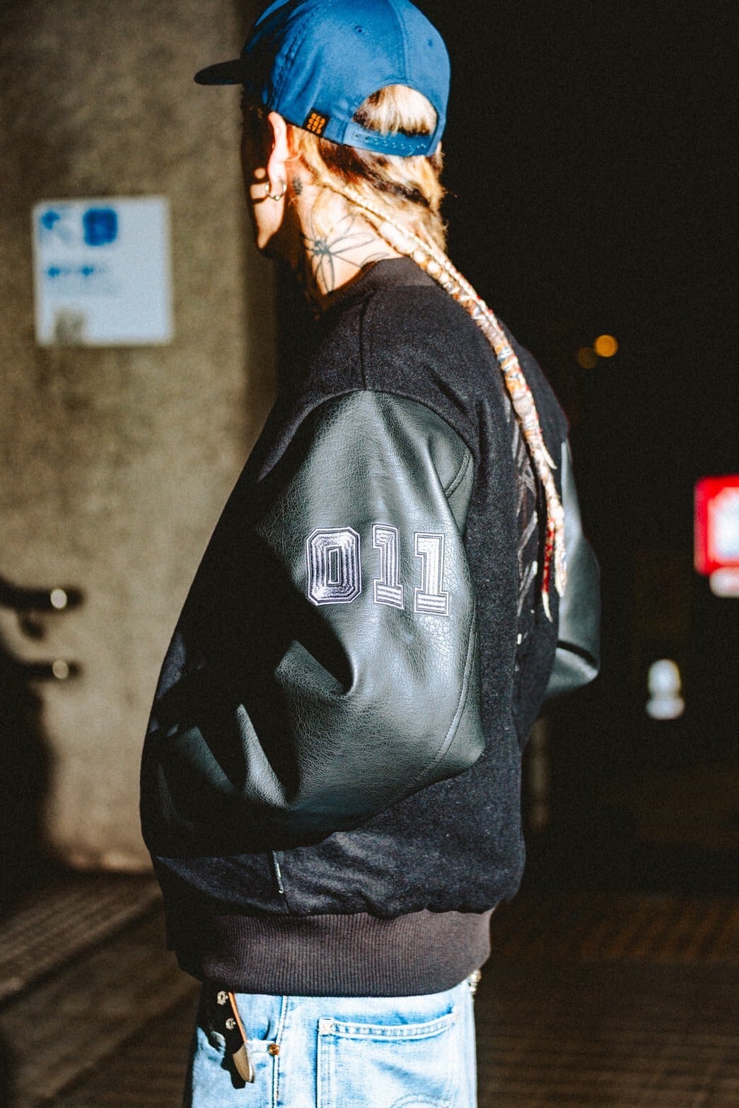 HIKAGE ジャケット ブラック XL HIKAGE VARSITY JACKET | HIKAGE ONLINESHOP