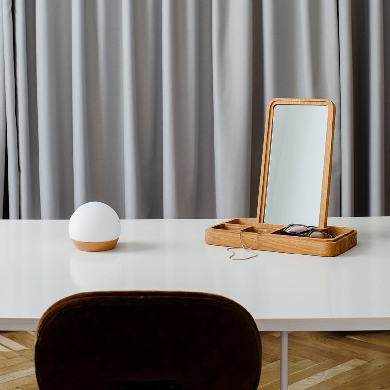 JOURNAL STANDARD FURNITURE 便宜 オールドエルムミラー