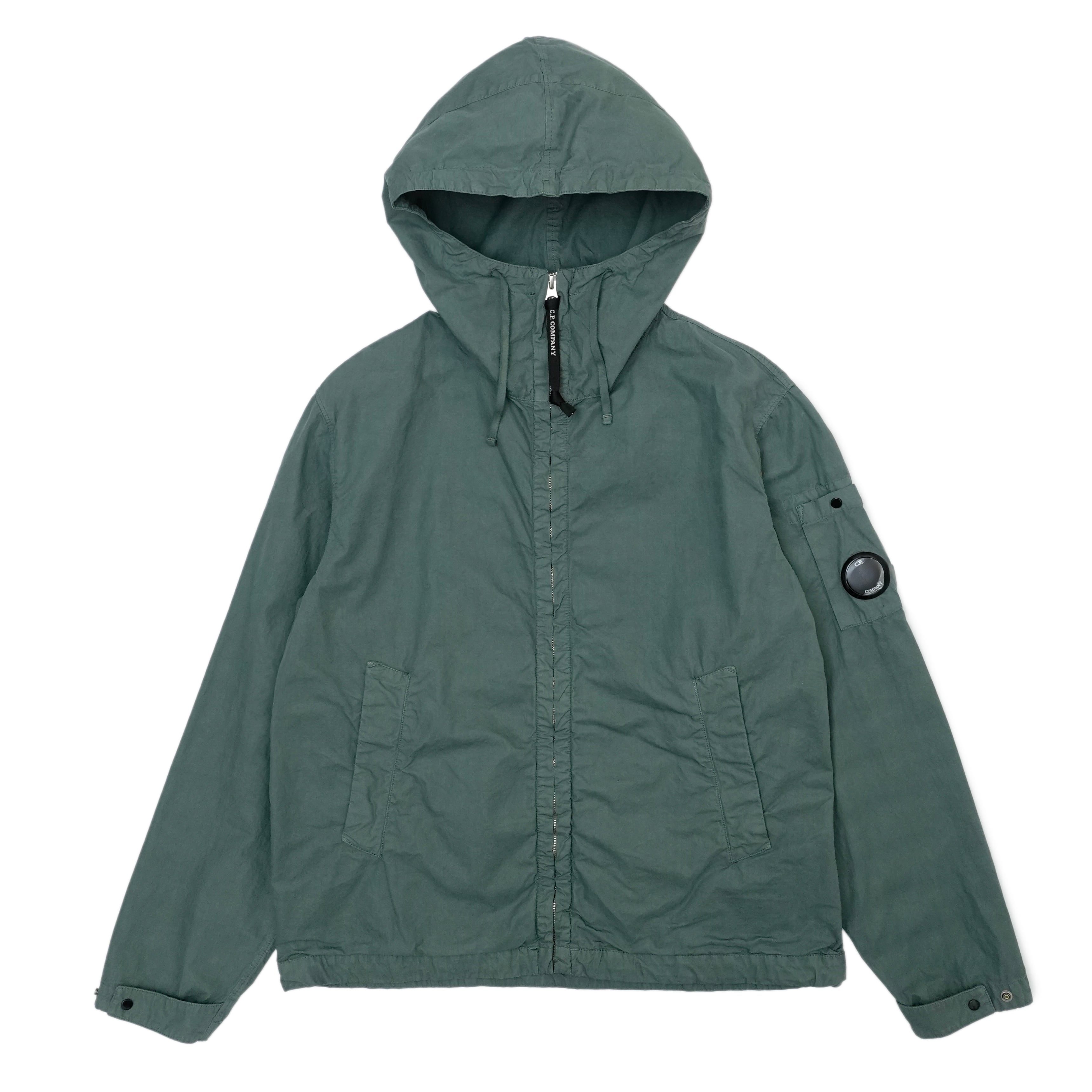 CP Company シーグリーンロング フィッシュテール ジャケット FLATT NYLON GOGGLE FISHTAIL PARKA MILITARY GREEN - C.P. COMPANY