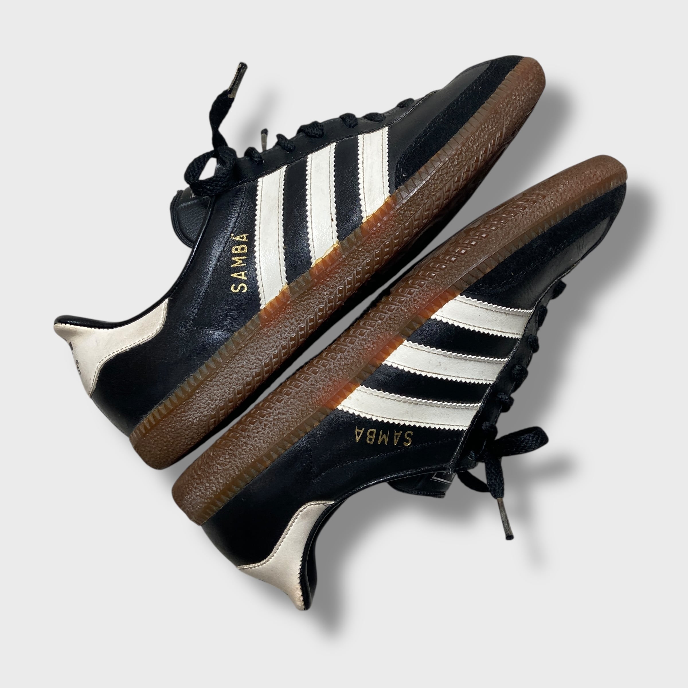 adidas Samba ブラック　24.5 80s USA製 アディダス サンバ スニーカー ブラック 24.5cm