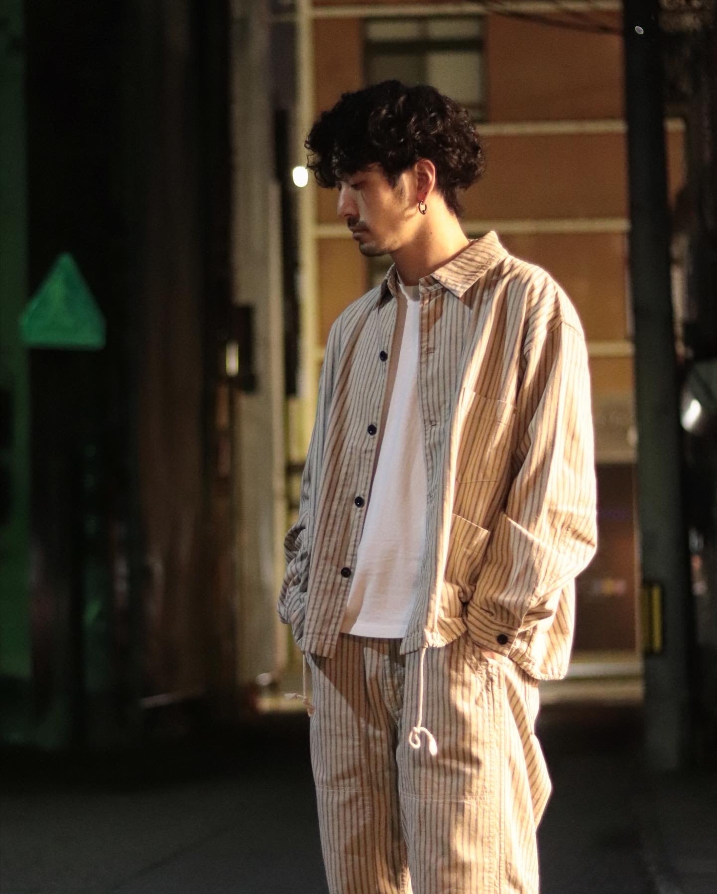 ANACHRONORM アナクロノーム COVERALL SHIRT Ⅱ シャツ ANACHRONORM/アナクロノーム COVERALL SHIRT Ⅱ HICKORY STRIPE